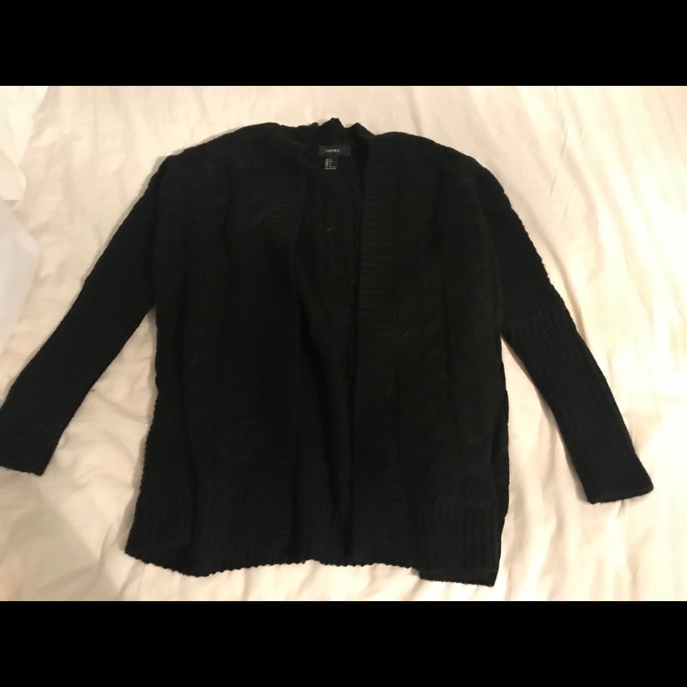 Oversized sweater cardigan